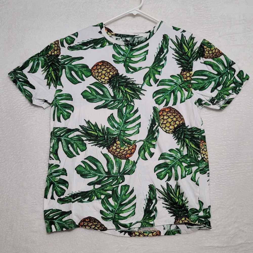 Knicker Bocker Mens Shirt Size XL hawaiian‎ Vintage Casual Pineapples